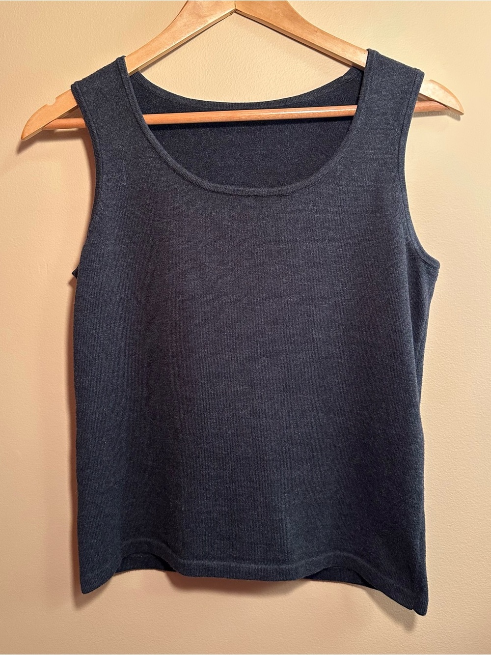 vintage grey boxy knit tanktop